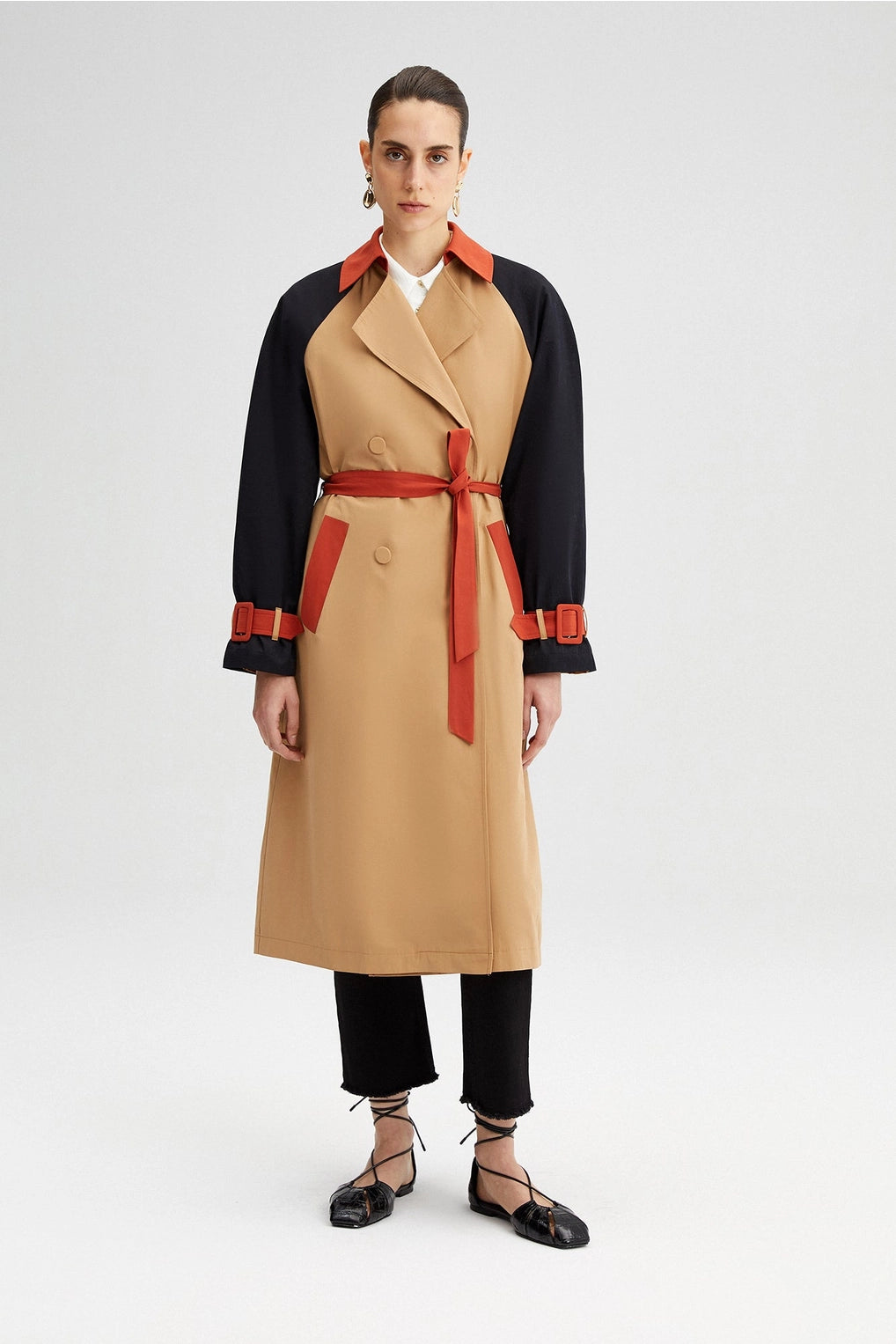 Gabardina Cosmo Colorblock / Disponible en Pre-order
